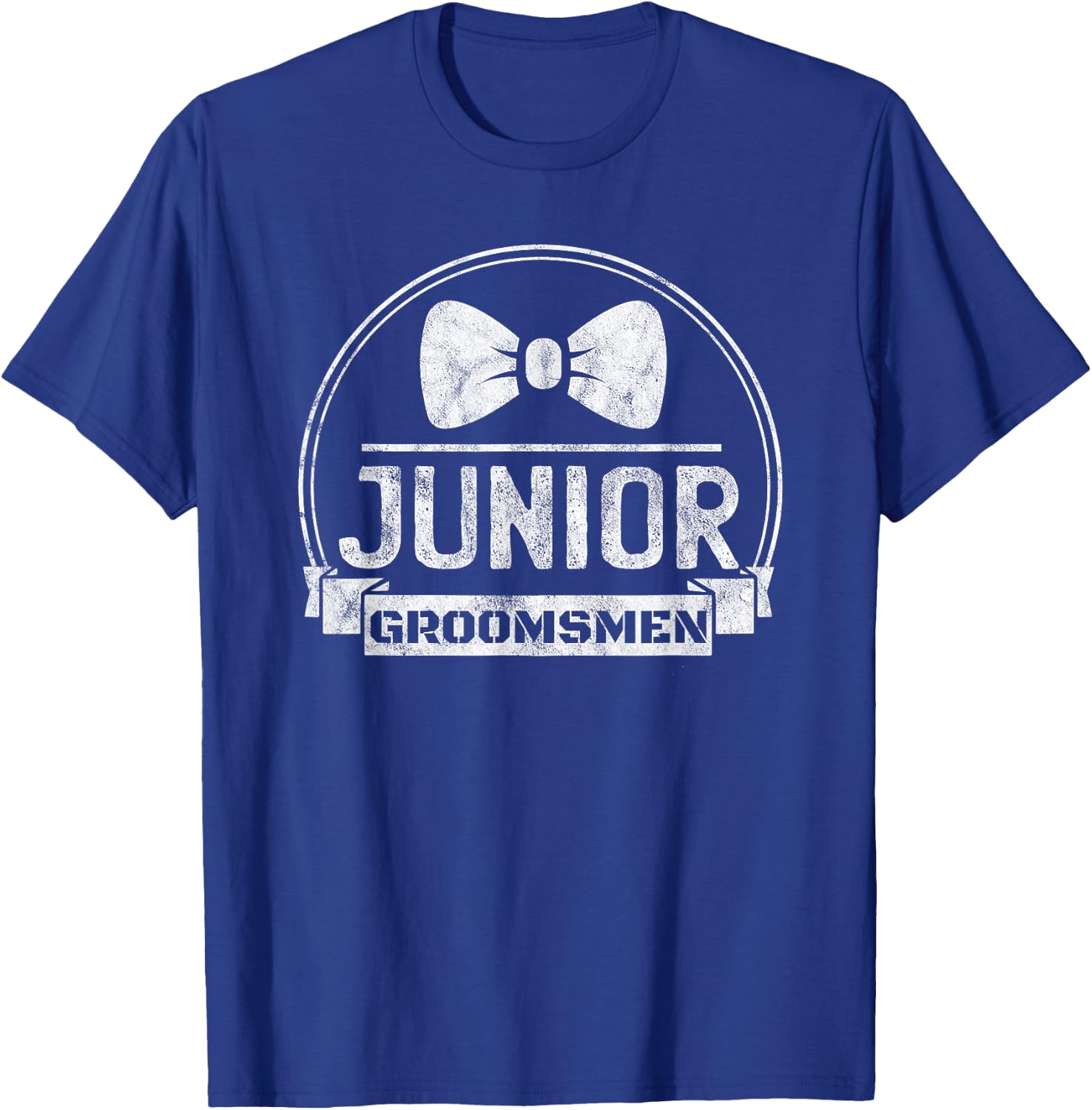 Cute Junior Groomsmen Groomsman Group Wedding Party Jr Boys T-Shirt - T-Shirt | Royal