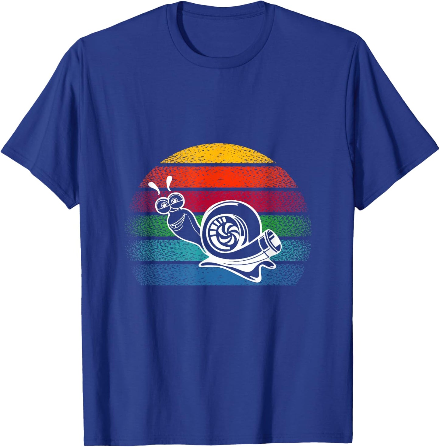 Turbo Snail Boost Racing Team Car Engine Steam Punk Style T-Shirt - T-Shirt | Royal