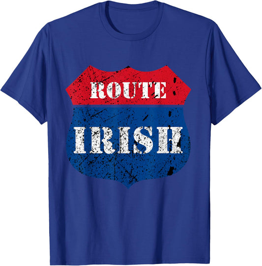 Route Irish | Iraq War Veteran Military T-Shirt - T-Shirt | Royal