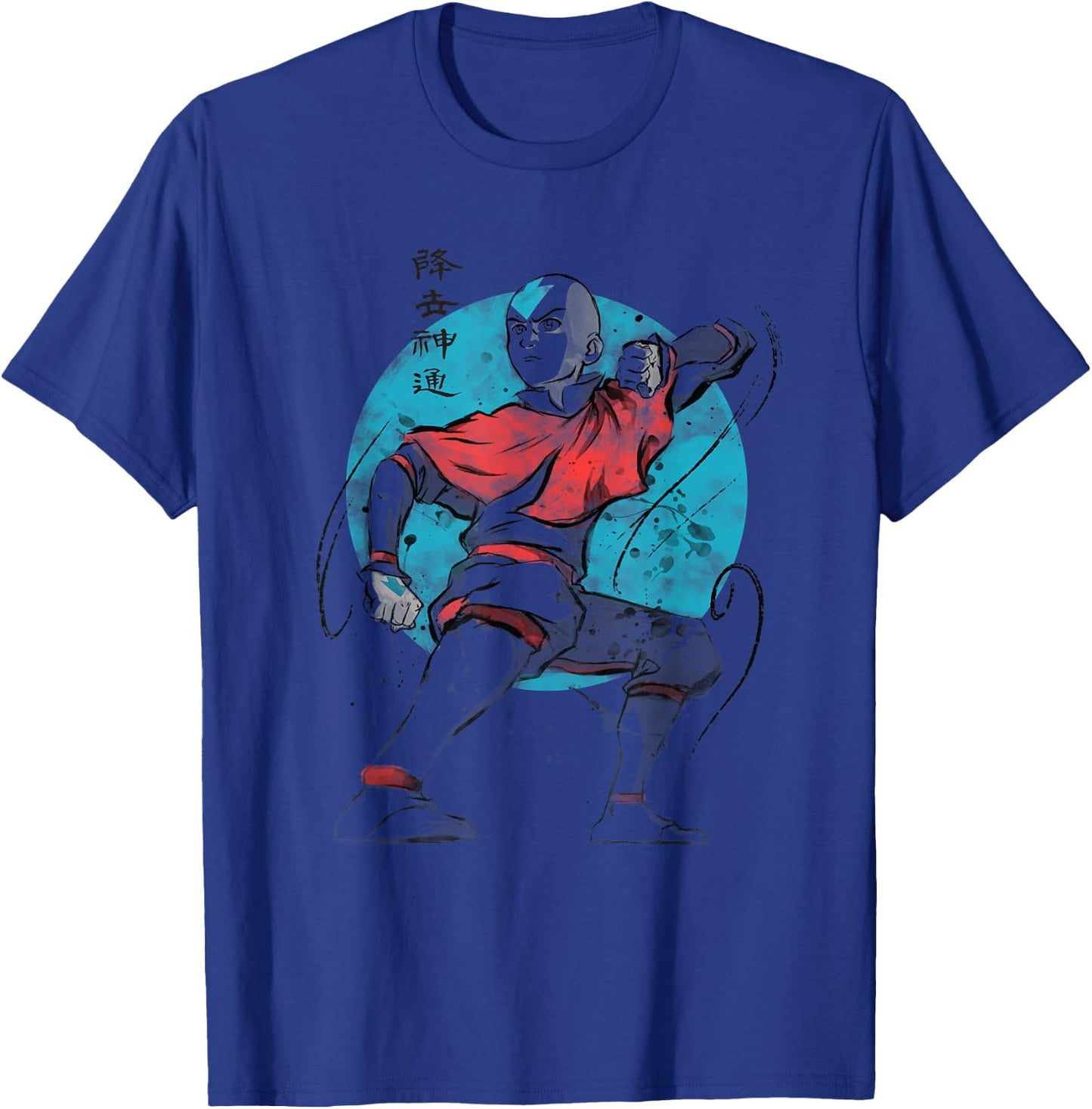The Last Airbender Aang Air Signs T-Shirt - T-Shirt | Royal