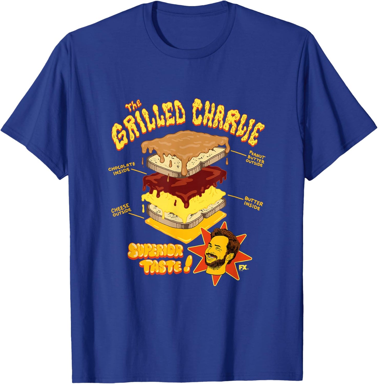 It's Always Sunny in Philadelphia Grilled Charlie T-Shirt - T-Shirt | Royal