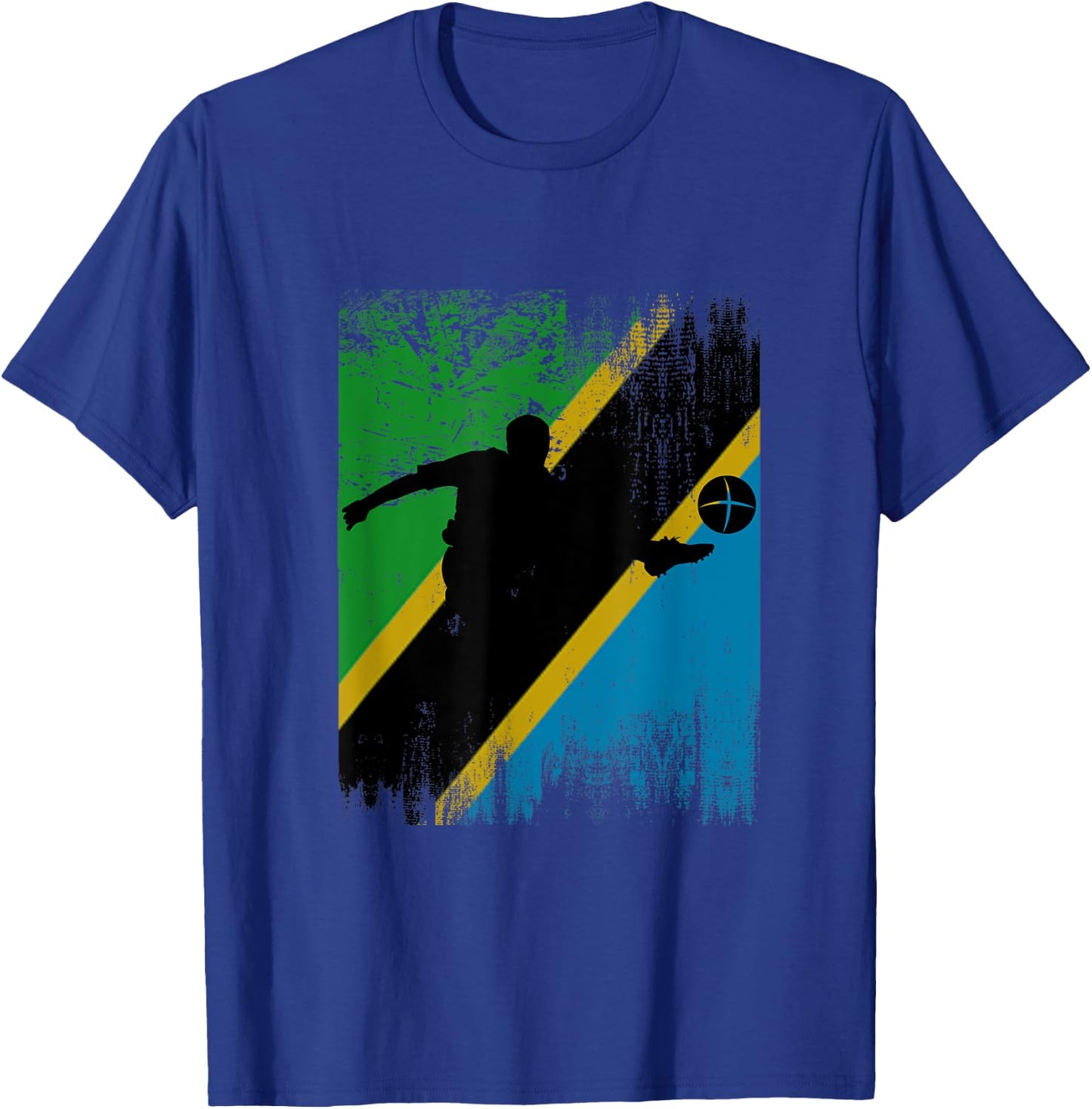 Tanzania Soccer Tanzanian Football Tanzania futbol team T-Shirt - T-Shirt | Royal