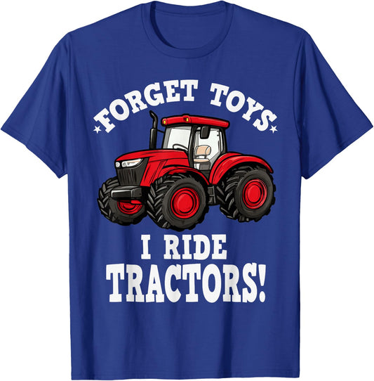 Forget Toys i Ride Tractors, Kids Tractor T-Shirt - T-Shirt | Royal