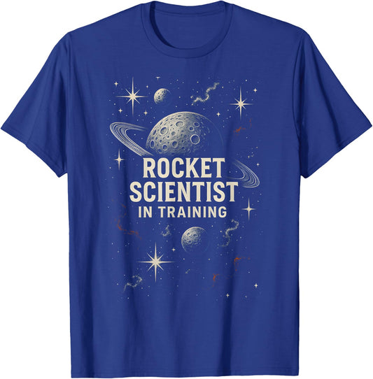 Space Explorer Rocket Scientist In Training Planet Adventure T-Shirt - T-Shirt | Royal