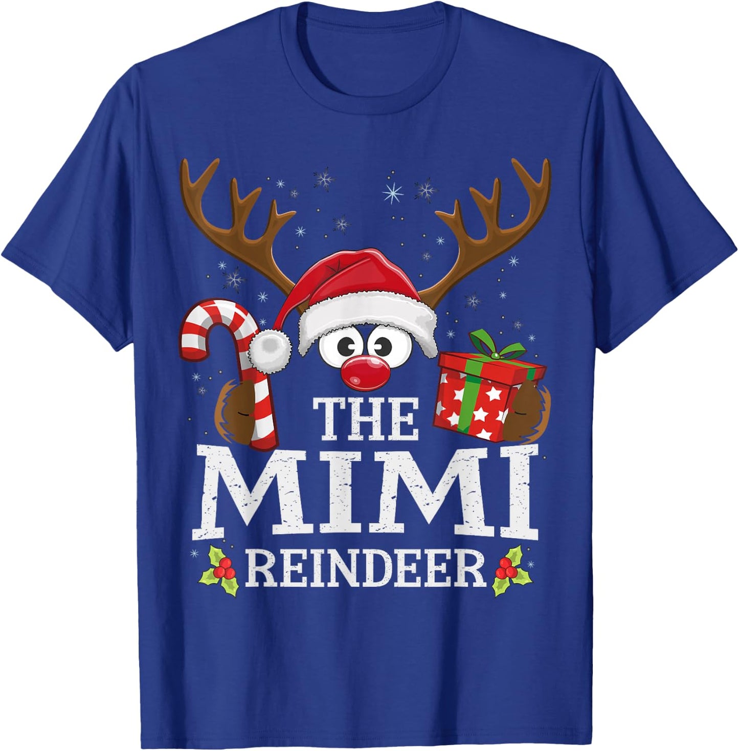 Christmas Matching The Mimi Reindeer Family T-Shirt - T-Shirt | Royal