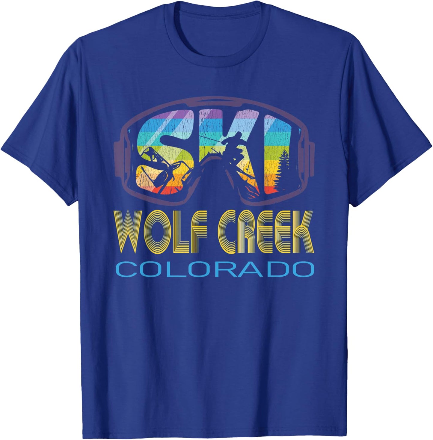 Ski Wolf Creek Colorado Skiing Vacation T-Shirt - T-Shirt | Royal