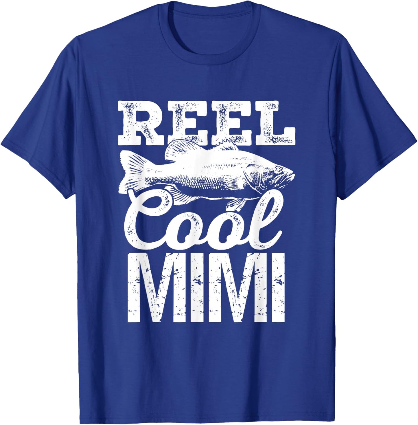 Reel Cool Mimi Fishing Outdoor Fisherman T-Shirt - T-Shirt | Royal