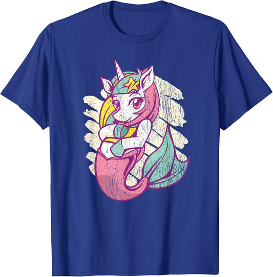 Mermicorn Mermaid Unicorn Magic Sea Creature Gift T-Shirt - T-Shirt | Royal