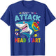 Ready To Attack Head Start Boy Back To School Sea Animal T-Shirt - T-Shirt | Royal