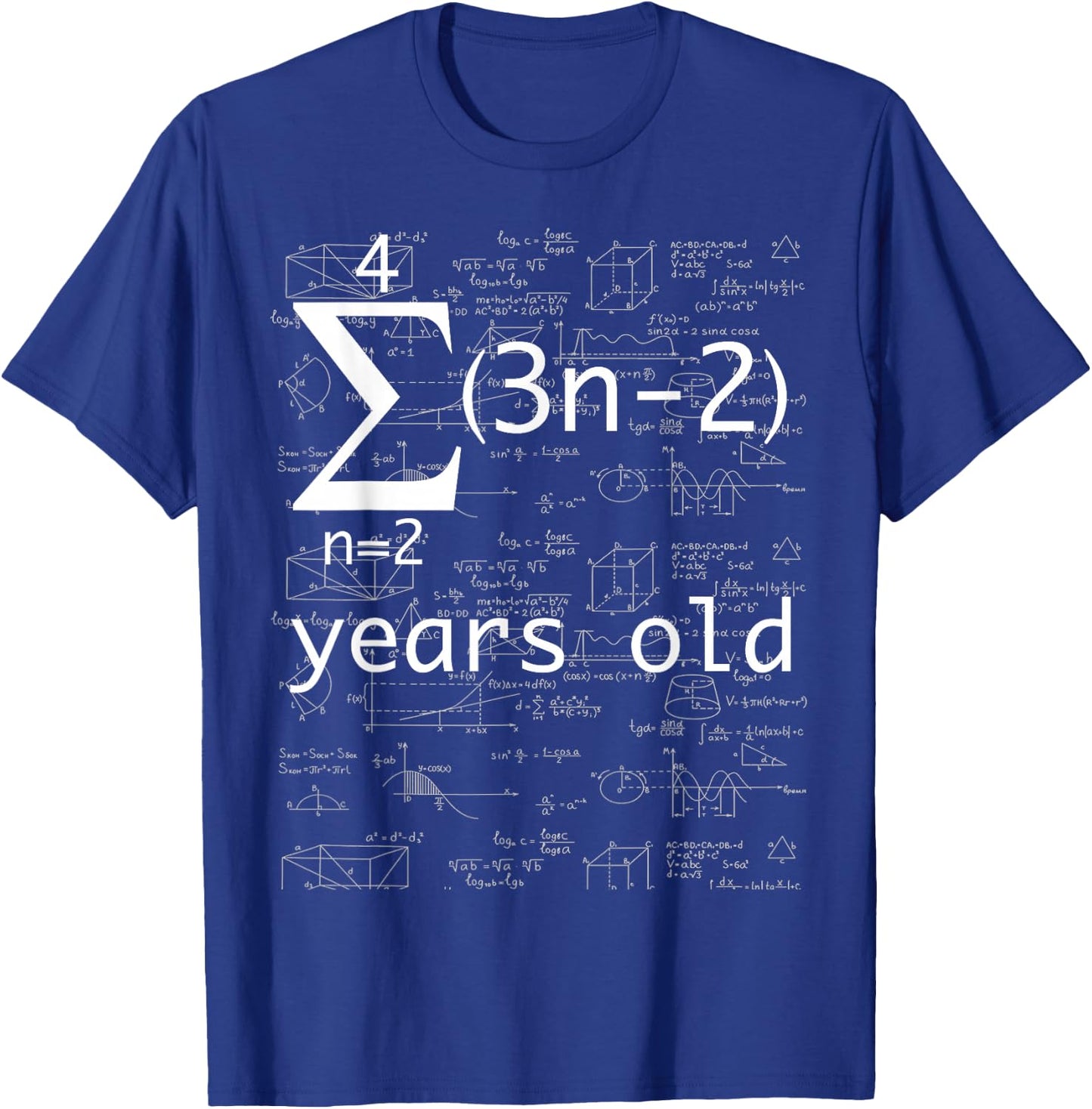 Funny Math Geek 21st Birthday 21 Years Old Shirt Her T-Shirt - T-Shirt | Royal