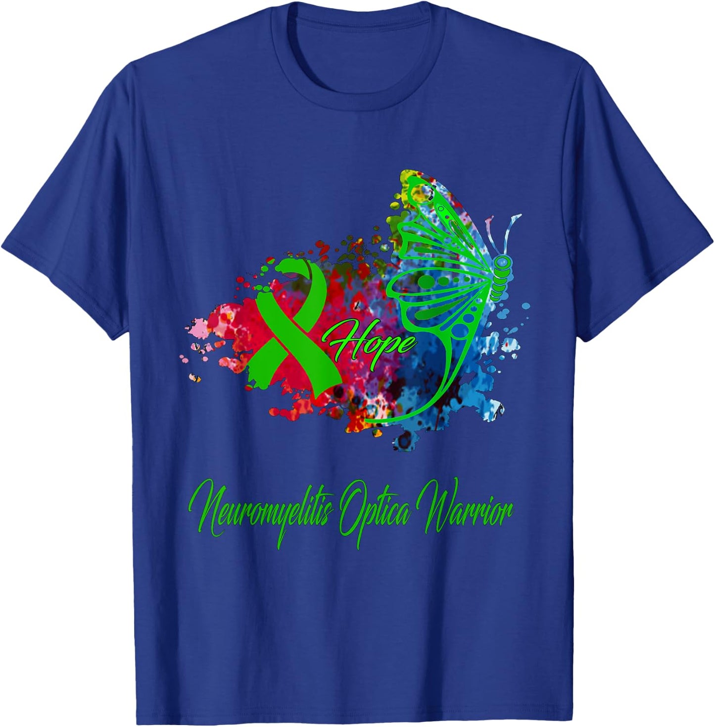 neuromyelitis optica Awareness T-Shirt - T-Shirt | Royal