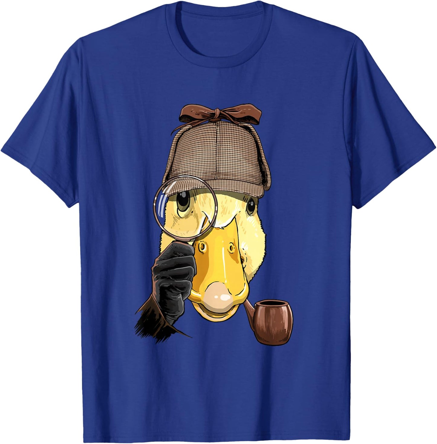 Duck Detective Farmer Duck Farm Animal Lover T-Shirt - T-Shirt | Royal