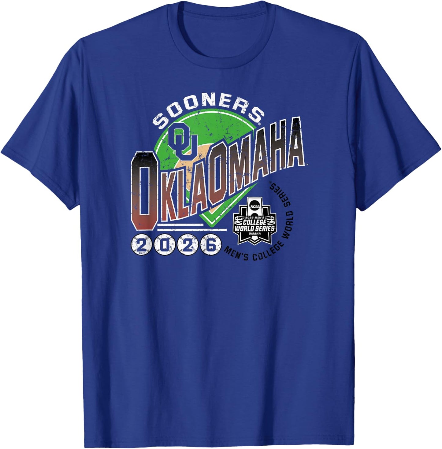 Oklahoma Sooners College World Series 2026 CWS OklaOmaha T-Shirt - T-Shirt | Royal