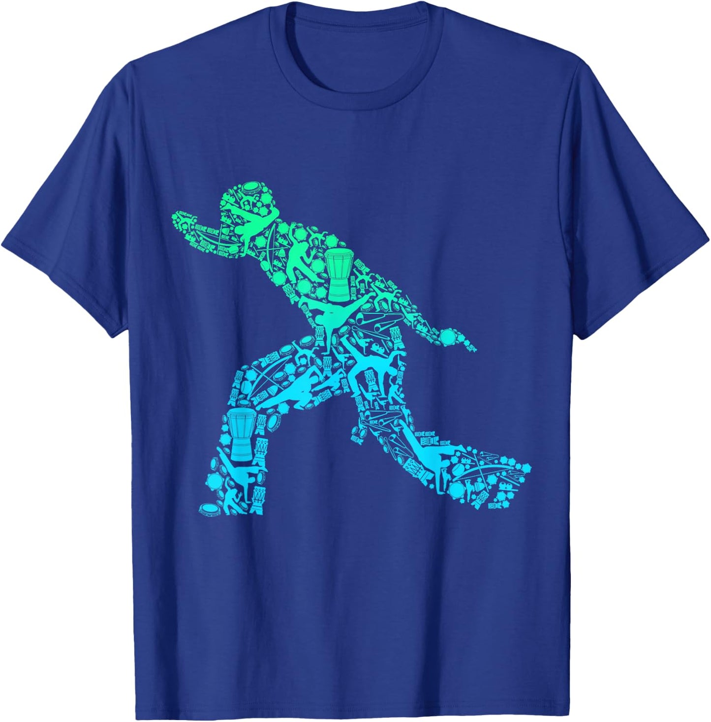 Capoeira Ginga Boys Children Men T-Shirt - T-Shirt | Royal