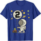 Astronaut 2nd Birthday 2 Year Old Space Matching Family T-Shirt - T-Shirt | Royal