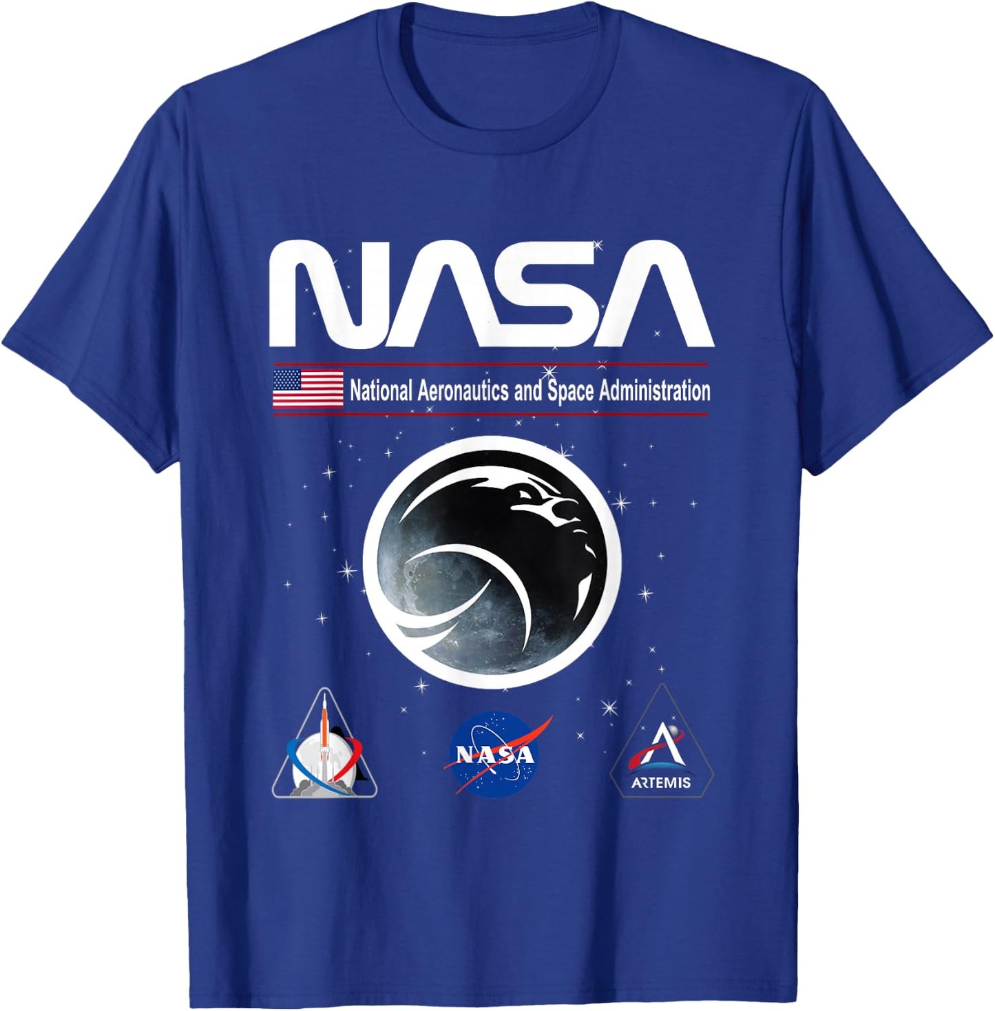 NASA Artemis Mission First Woman to the Moon T-Shirt - T-Shirt | Royal