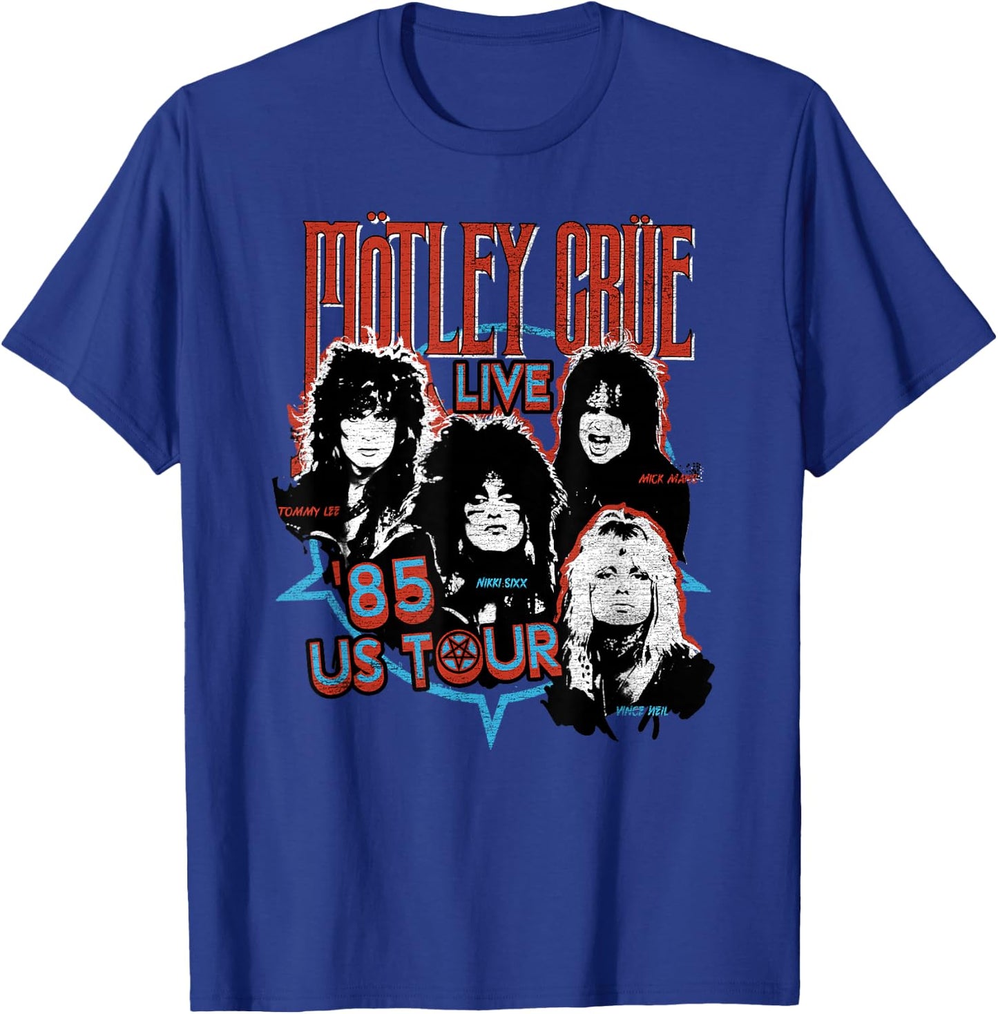 Mötley Crüe - '85 Tour T-Shirt - T-Shirt | Royal