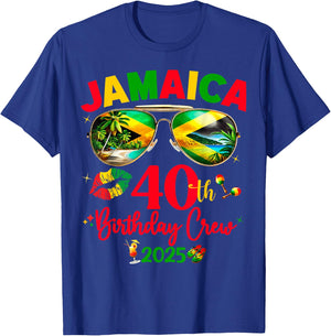 Jamaica 50th Birthday Trip 2025 T-Shirt - T-Shirt | Royal