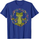 Peace Sign Yoga Frogs Cool Peace Frog Floral T-Shirt - T-Shirt | Royal