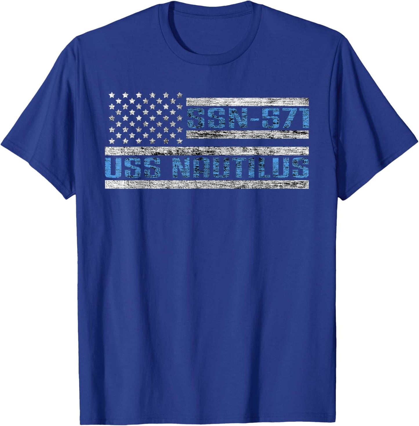 USS Nautilus Nuclear Submarine SSN-571 US Army Veteran T-Shirt - T-Shirt | Royal