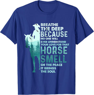Love For That Horse Smell - Equestrian Horseback Riding T-Shirt - T-Shirt | Royal