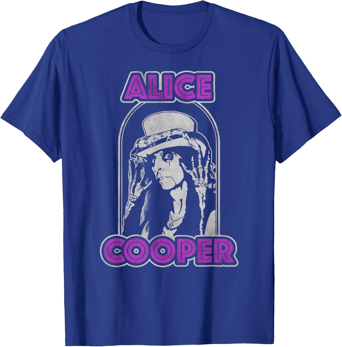 Alice Cooper – Top Hat T-Shirt - T-Shirt | Royal