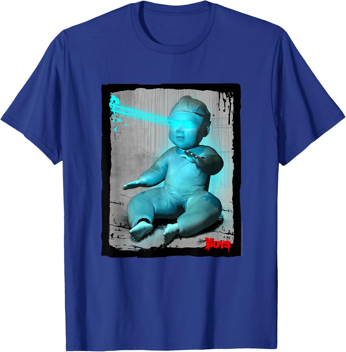 The Boys Laser Baby Superhero TV Show T-Shirt - T-Shirt | Royal