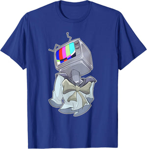 Weirdcore Shirt TV Man Head Surreal Dreamcore Aesthetic T-Shirt - T-Shirt | Royal