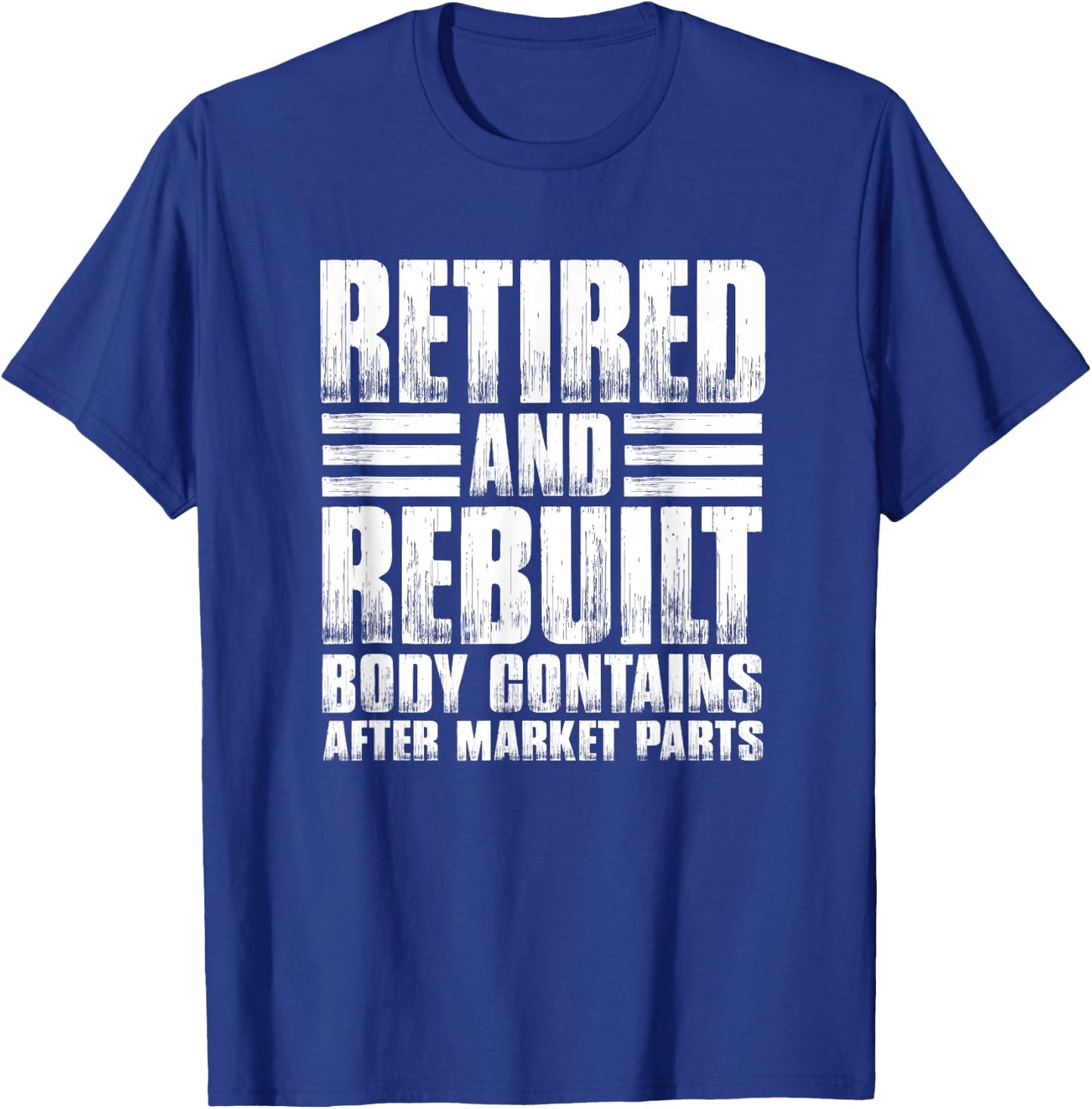 Bionic Aftermarket Parts Design - Knee and Hip Replacement Small T-Shirt - T-Shirt | Royal