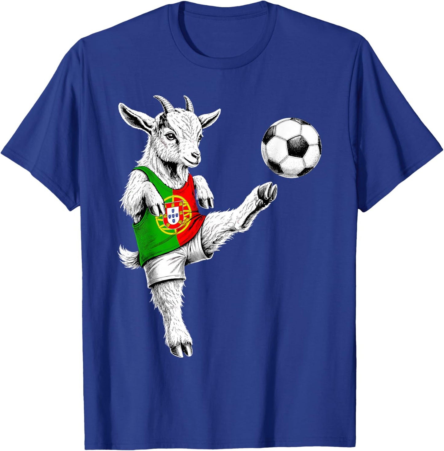 Portuguese Flag Novelty Portugal T-Shirt - T-Shirt | Royal