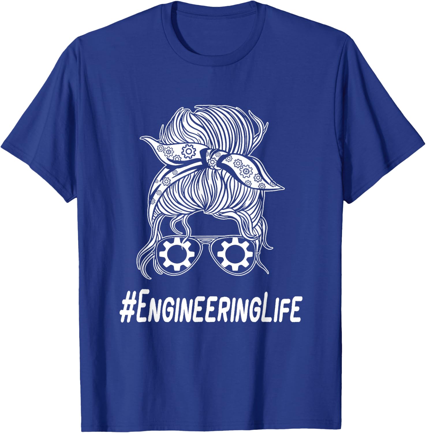 Female Civil Engineering Woman Mechanical Engineers T-Shirt - T-Shirt | Royal
