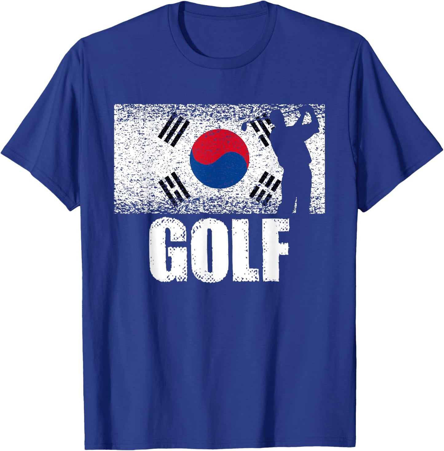Golf sports, Korea flag, Korean golfer golfing T-Shirt - T-Shirt | Royal