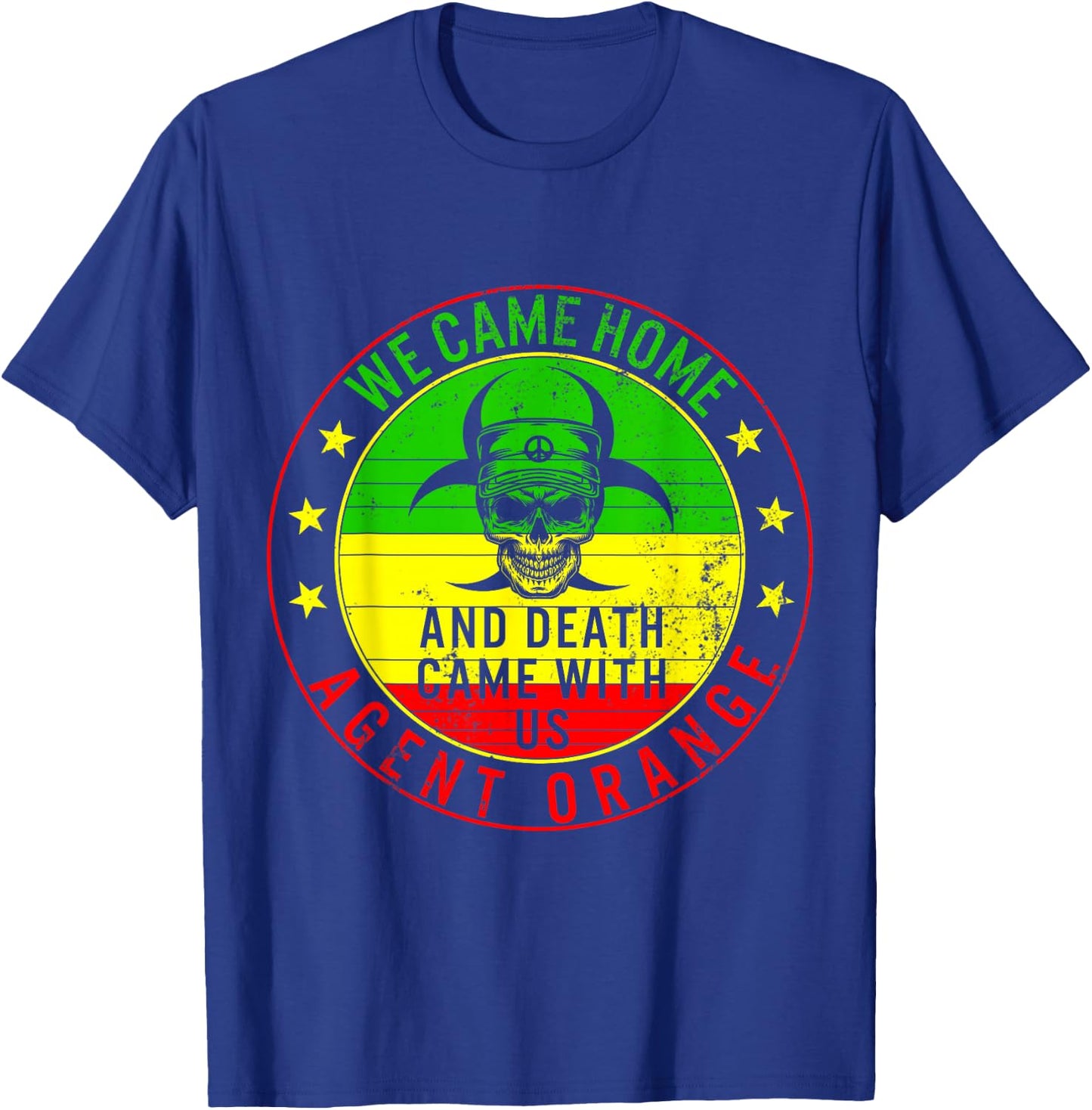 Vietnam Veterans Day Orange Agent Victims Retired Soldiers T-Shirt - T-Shirt | Royal