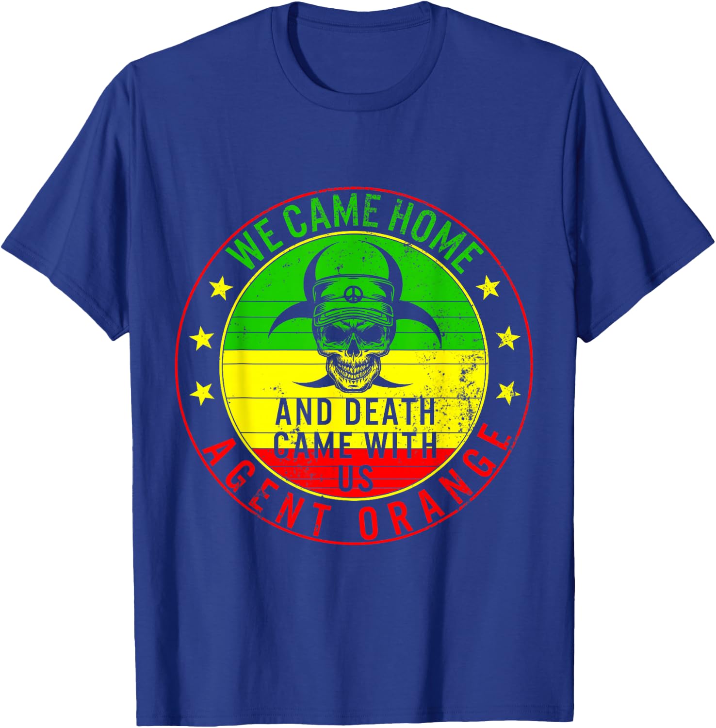 Vietnam Veterans Day Orange Agent Victims Retired Soldiers T-Shirt - T-Shirt | Royal