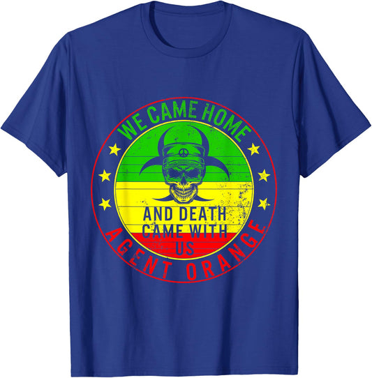 Vietnam Veterans Day Orange Agent Victims Retired Soldiers T-Shirt - T-Shirt | Royal