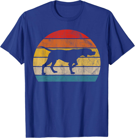 Vintage Pointer Shirt Retro English Pointer Dog Lover Gift T-Shirt - T-Shirt | Royal