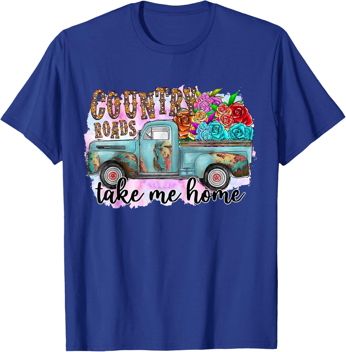 Country Roads Take Me Home T-Shirt - T-Shirt | Royal