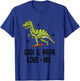 Kids Gigi and Papa Love Me Grandson Dinosaur T-Shirt - T-Shirt | Royal