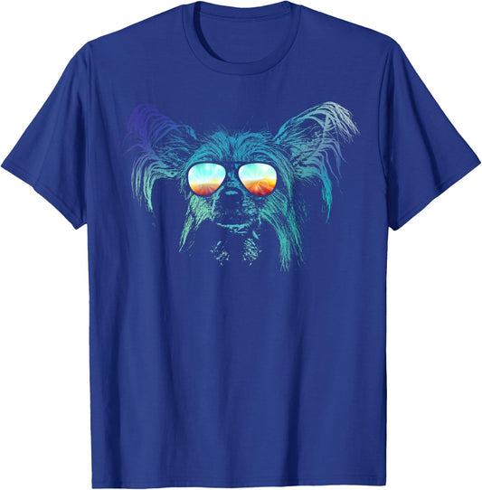 Neon Dog Chinese Crested Women Girls Kids T-Shirt - T-Shirt | Royal
