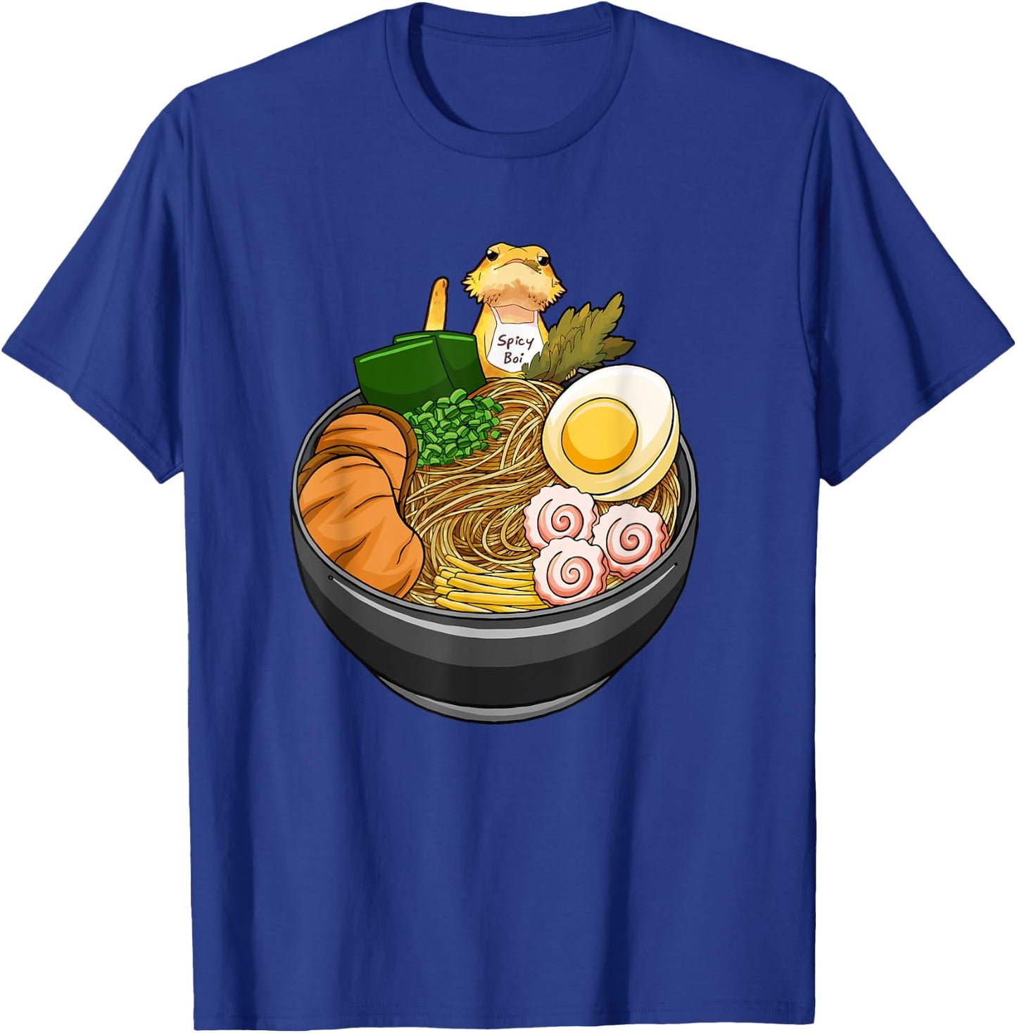 Bearded Dragon Ramen Noodles Kawaii Japanese Anime Kids T-Shirt - T-Shirt | Royal