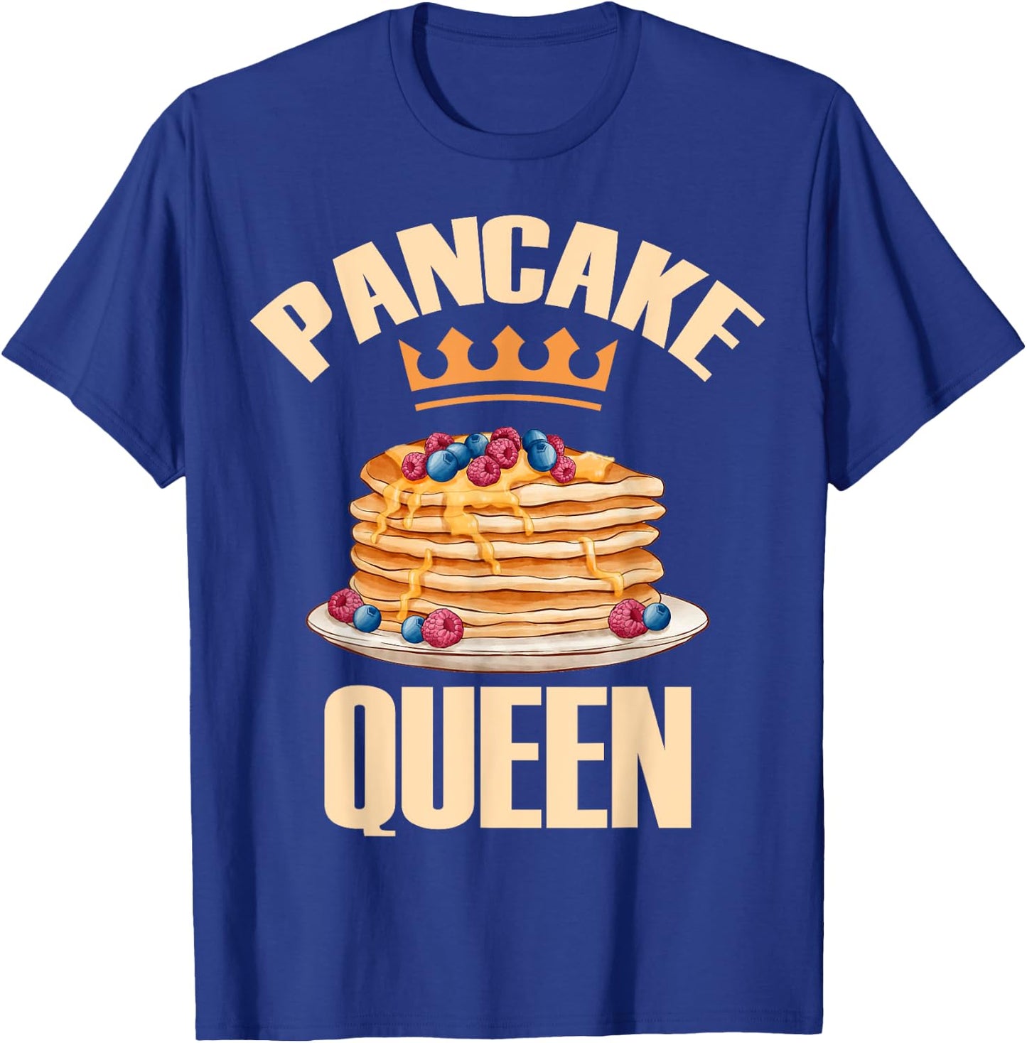 Pancake Queen Birthday Party Cool Breakfast Pancake Squad T-Shirt - T-Shirt | Royal