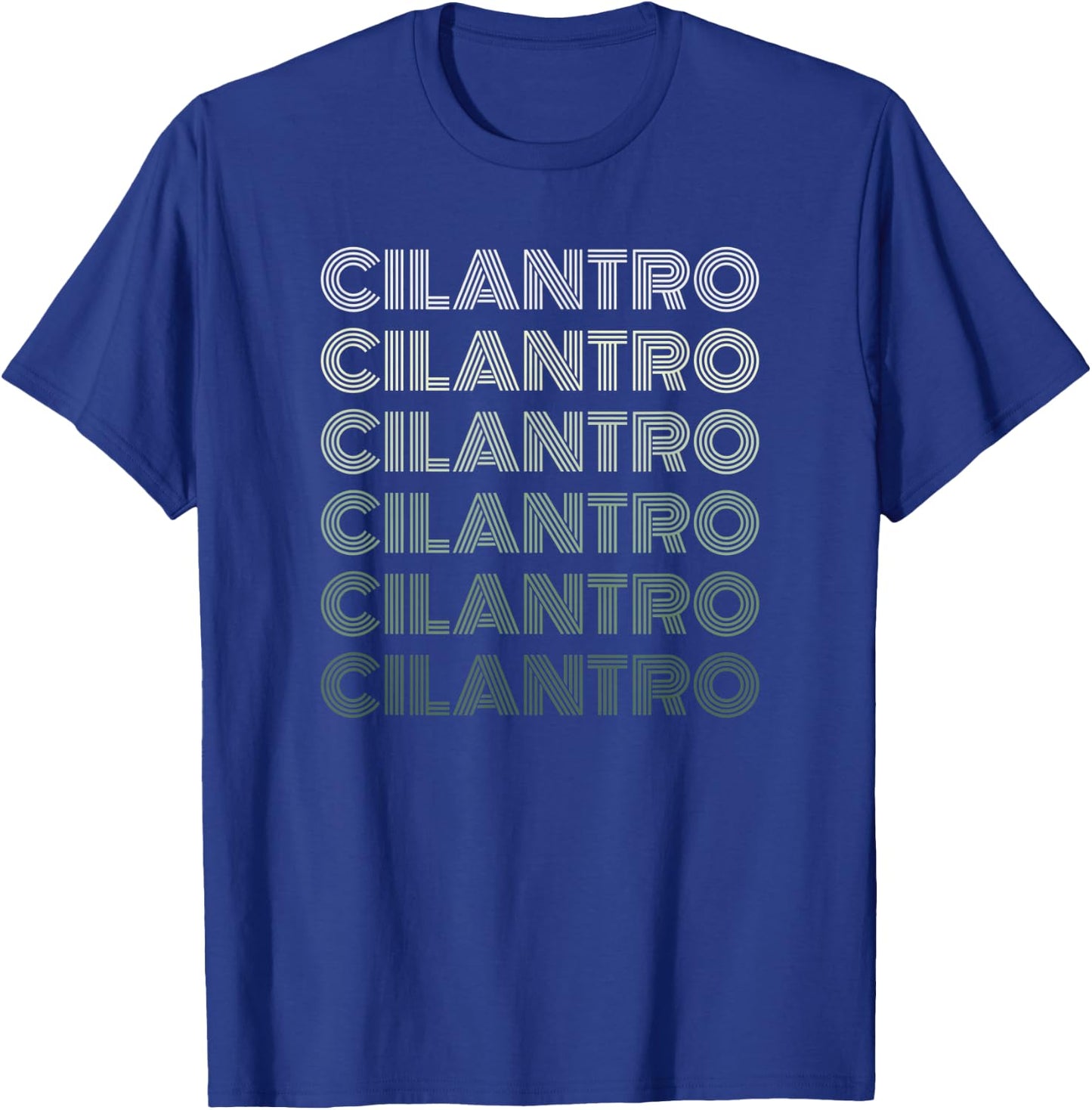 I Love Cilantro Retro Vintage Funny Herb Lover Gift T-Shirt - T-Shirt | Royal