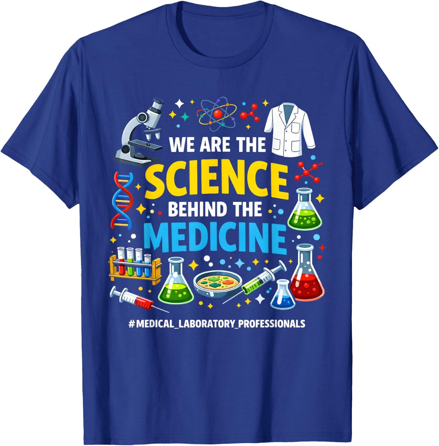 Laboratory Lab Technician Lab Tech Nerd Lab Squad Lab Week T-Shirt - T-Shirt | Royal