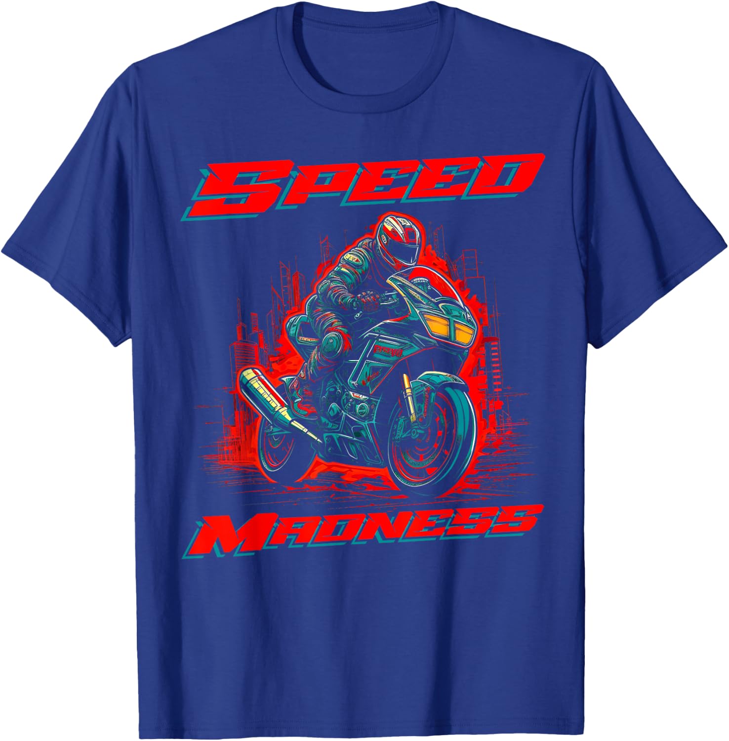Racing Motorbike T-Shirt - T-Shirt | Royal