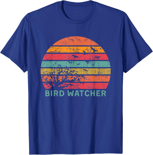 Bird Watcher Gift Birding Bird Watching T-Shirt - T-Shirt | Royal