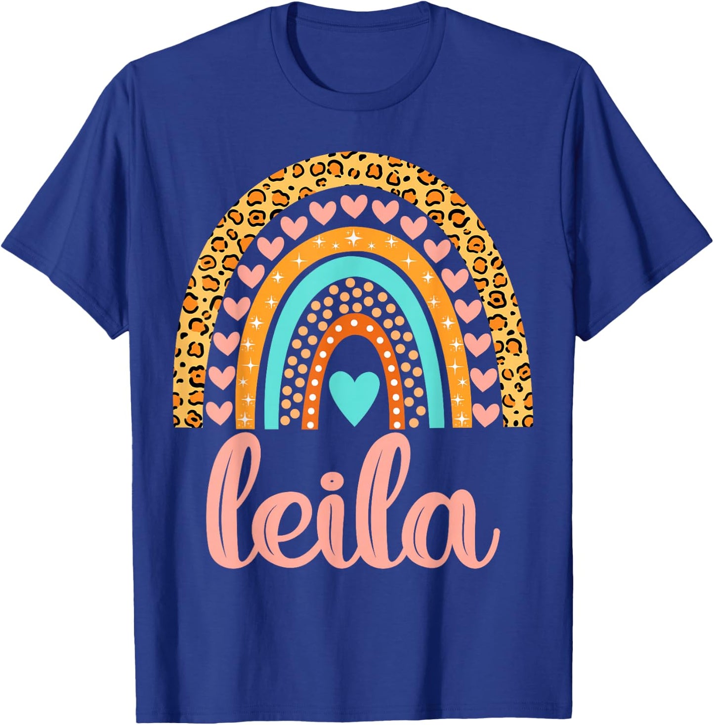 Leila Leila Name Birthday Shirt Gift T-Shirt - T-Shirt | Royal