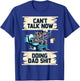 Doing Dad Shit Dad Joke Skeleton Dad Funny Fathers Day T-Shirt - T-Shirt | Royal