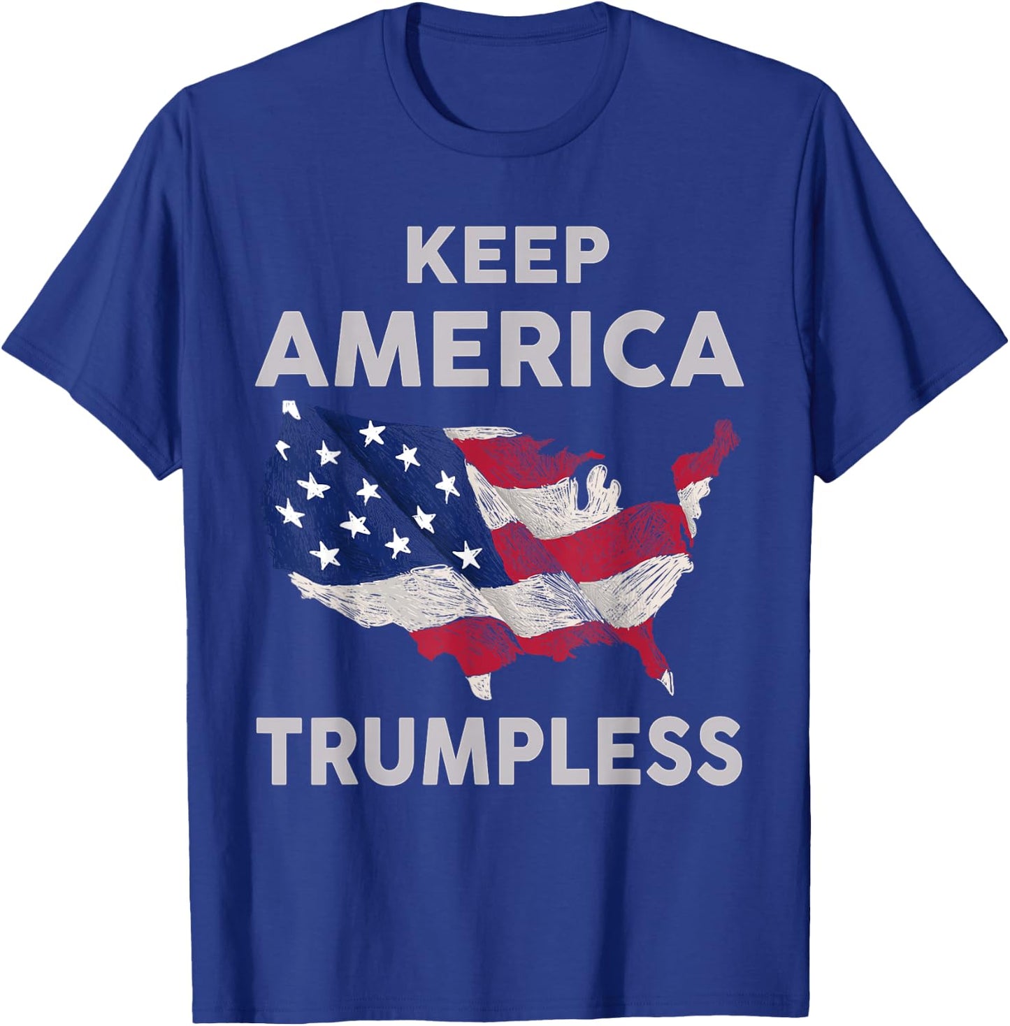 Keep America Trumpless T-Shirt - T-Shirt | Royal