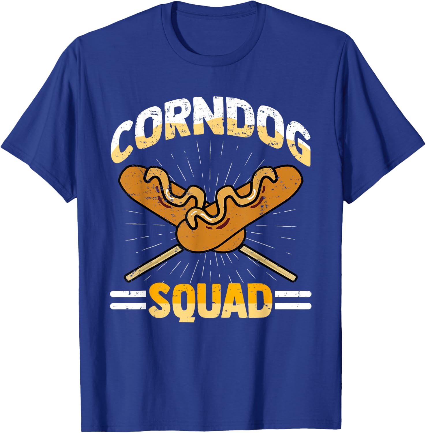 I Love Corndogs Squad, Carnival, Corn Dogs, Hot Dog T-Shirt - T-Shirt | Royal
