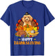 Thanksgiving Turkey Poodle Dog Eating Dinner Family Lover T-Shirt - T-Shirt | Royal